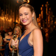 Brie Larson after winning the Oscar for Best Actress in Room. Image: Christopher Polk/Getty Images